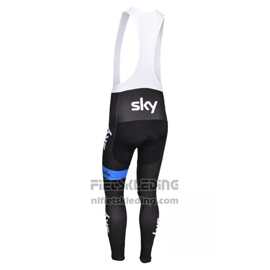 2013 Fietskleding Sky Lider Geel en Zwart Lange Mouwen en Koersbroek